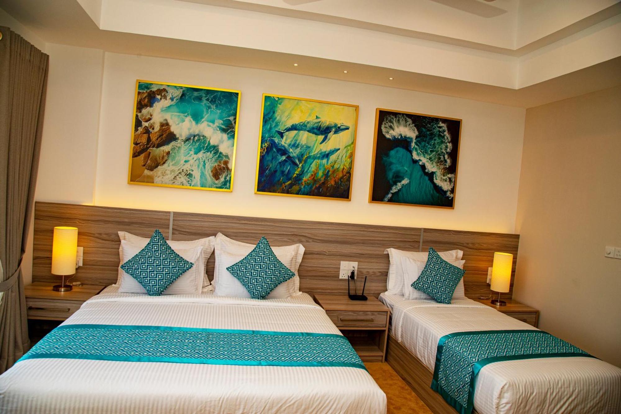 Negombo Ocean Breeze - Bliss On The Beach Luxury Apartments By Serendib Vacation Buitenkant foto